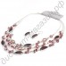 Гарнитур (серьги + колье) Glass Beads & Natural Stone Holiday Styles