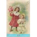 Винтажные открытки с девушками, дамами и детьми
