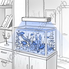 Фито лампа для аквариумных растений «Мерга», гарантийное обслуживание - 1 год